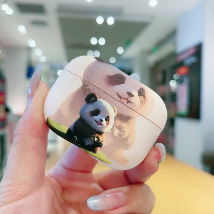 Étui en TPU givré pour écouteurs Motif Panda Fantôme, pour AirPods Pro 2, AirPods 3, AirPods Pro, AirPods 2/1