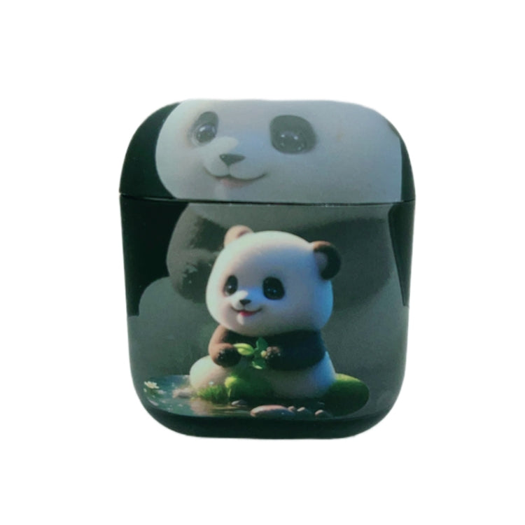 Étui en TPU givré pour écouteurs Motif Panda Fantôme, pour AirPods Pro 2, AirPods 3, AirPods Pro, AirPods 2/1