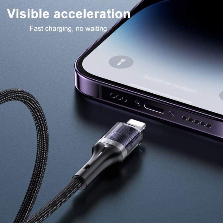 Câble de données et de charge rapide 2 en 1 Yesido CA165L 27 W USB + USB-C / Type-C vers 8 broches, CA165L