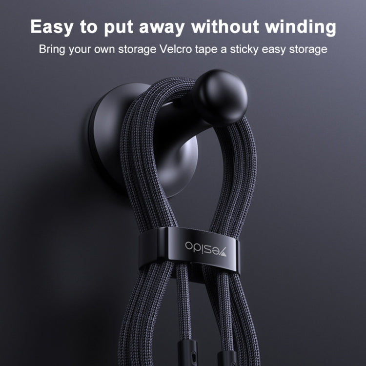 Câble de données et de charge rapide Yesido CA167 PD 27 W USB-C/Type-C vers 8 broches, CA167