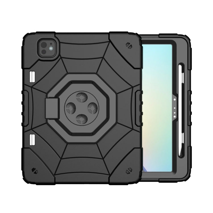Spider Turntable Handle Stress Relief Tablet Case, For iPad Air 11 2026 / 2025 / 2024, For iPad Pro 11 2025 / 2024