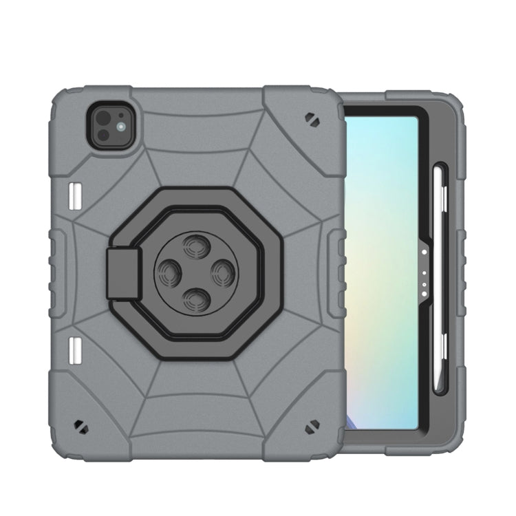 Spider Turntable Handle Stress Relief Tablet Case, For iPad Air 11 2026 / 2025 / 2024, For iPad Pro 11 2025 / 2024