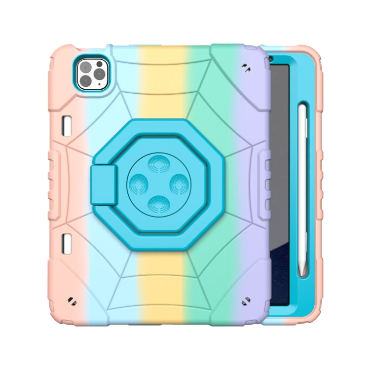 Spider Turntable Handle Stress Relief Tablet Case, For iPad 10th Gen 10.9 2022, For iPad Pro 11 2022 / 2021 / 2020