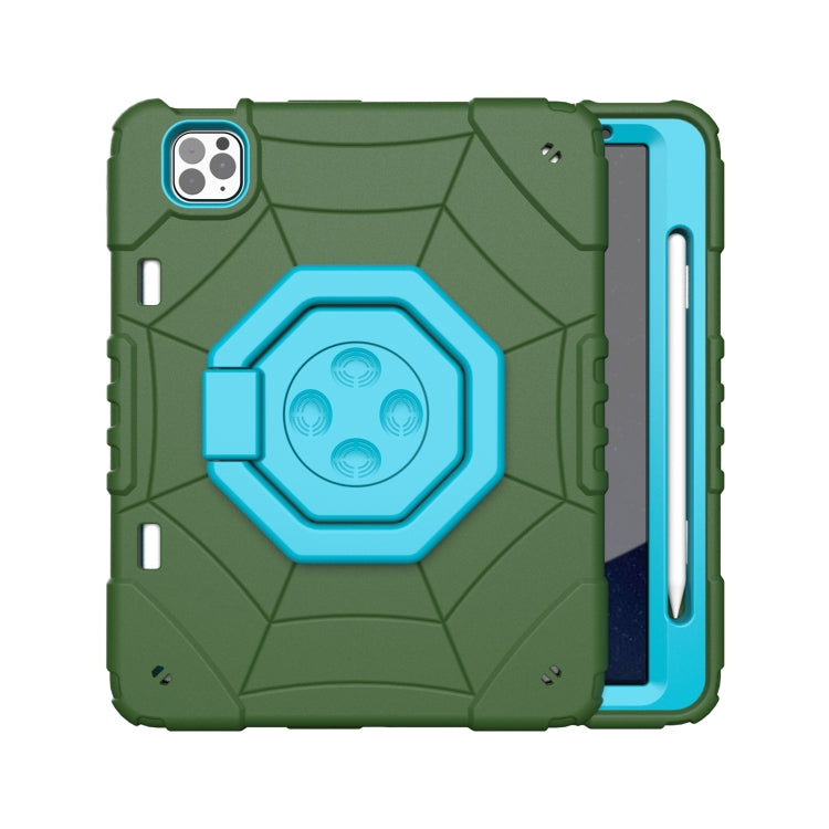 Spider Turntable Handle Stress Relief Tablet Case, For iPad 10th Gen 10.9 2022, For iPad Pro 11 2022 / 2021 / 2020