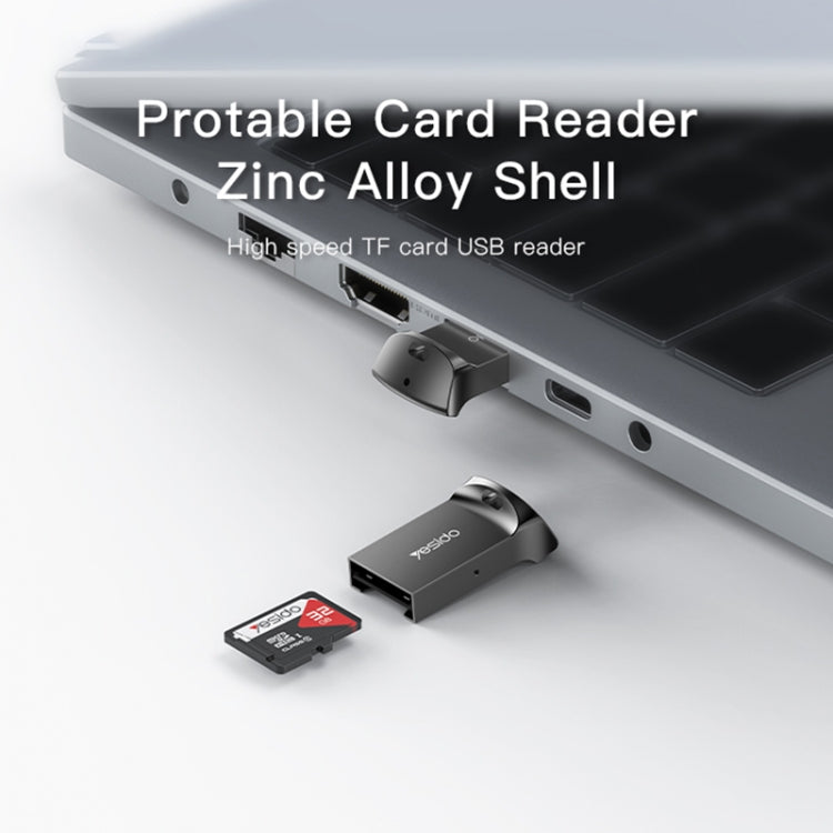 Yesido GS20 USB 2.0 to TF Card Portable Mini OTG Card Reader, GS20