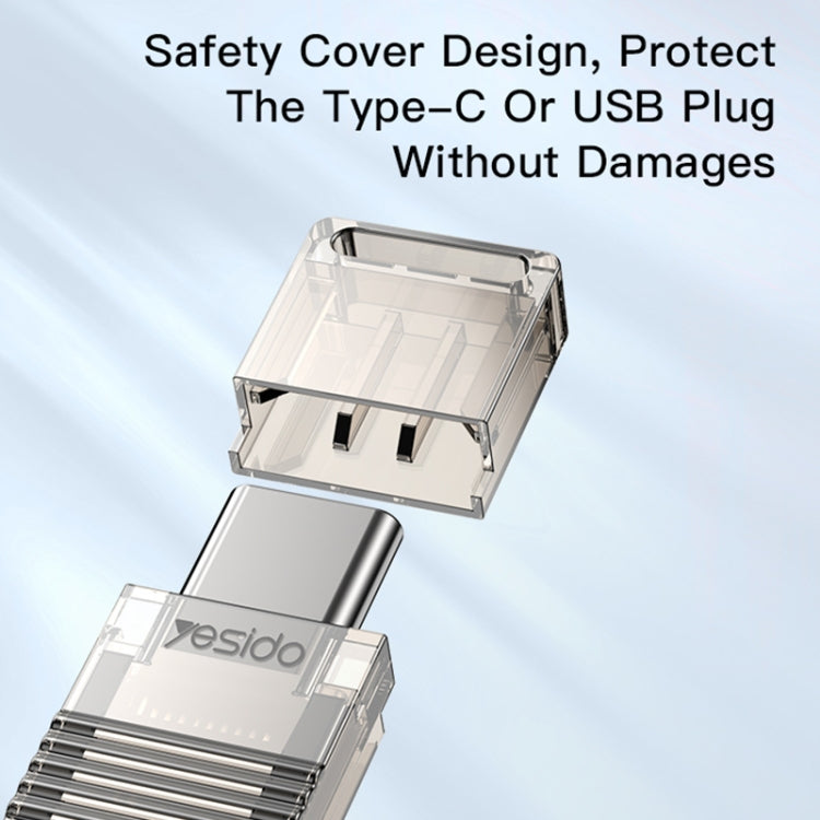 Yesido GS21 USB 3.0 to USB-C / Type-C + TF Card 2 in 1 OTG Card Reader Adapter