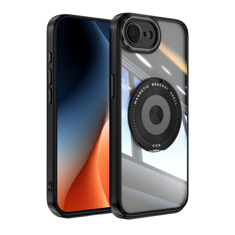 360 Holder Magsafe Acrylic Hybrid TPU Phone Case, For iPhone 16e, For iPhone 16 Pro Max, For iPhone 16 Pro, For iPhone 16 Plus