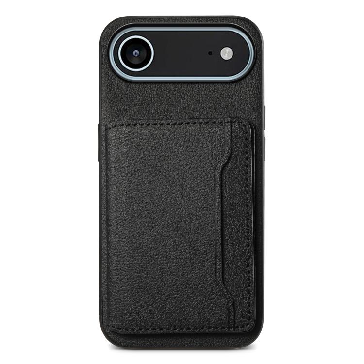Calf Texture Card Bag Design Full Coverage Phone Case, For iPhone 18 Pro / 17 Pro, For iPhone 18 Pro Max / 17 Pro Max, For iPhone 17, For iPhone Air, For iPhone 16 Pro Max, For iPhone 16 Pro