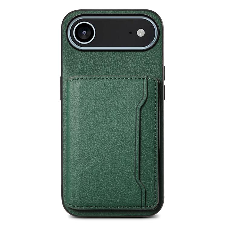 Calf Texture Card Bag Design Full Coverage Phone Case, For iPhone 18 Pro / 17 Pro, For iPhone 18 Pro Max / 17 Pro Max, For iPhone 17, For iPhone Air, For iPhone 16 Pro Max, For iPhone 16 Pro