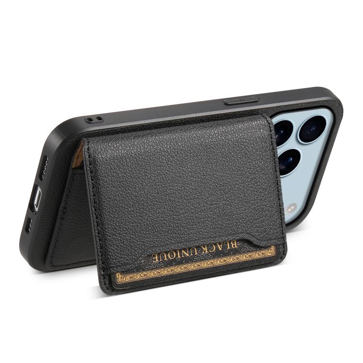 Calf Texture Card Bag Design Full Coverage Phone Case, For iPhone 18 Pro / 17 Pro, For iPhone 18 Pro Max / 17 Pro Max, For iPhone 17, For iPhone Air, For iPhone 16 Pro Max, For iPhone 16 Pro