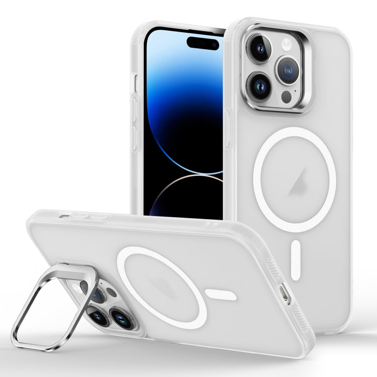 Skin Feel Lens Holder Magsafe Phone Case, For iPhone 14 Pro, For iPhone 14 Pro Max, For iPhone 13 Pro Max