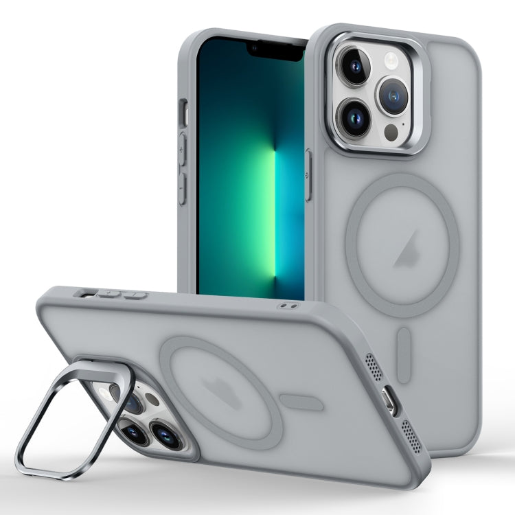 Skin Feel Lens Holder Magsafe Phone Case, For iPhone 14 Pro, For iPhone 14 Pro Max, For iPhone 13 Pro Max