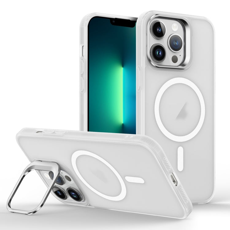 Skin Feel Lens Holder Magsafe Phone Case, For iPhone 14 Pro, For iPhone 14 Pro Max, For iPhone 13 Pro Max