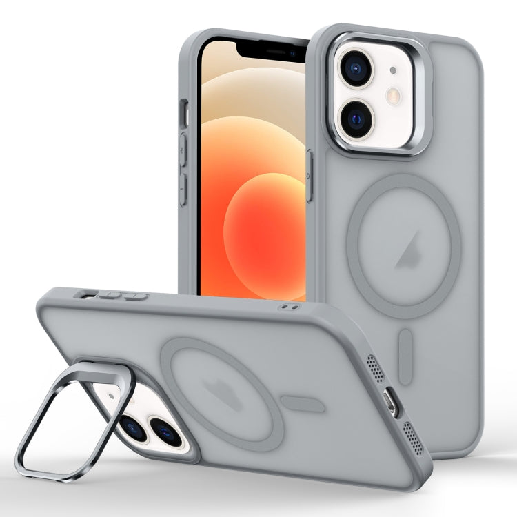 Skin Feel Lens Holder Magsafe Phone Case, For iPhone 12 Pro Max, For iPhone 12, For iPhone 12 Pro