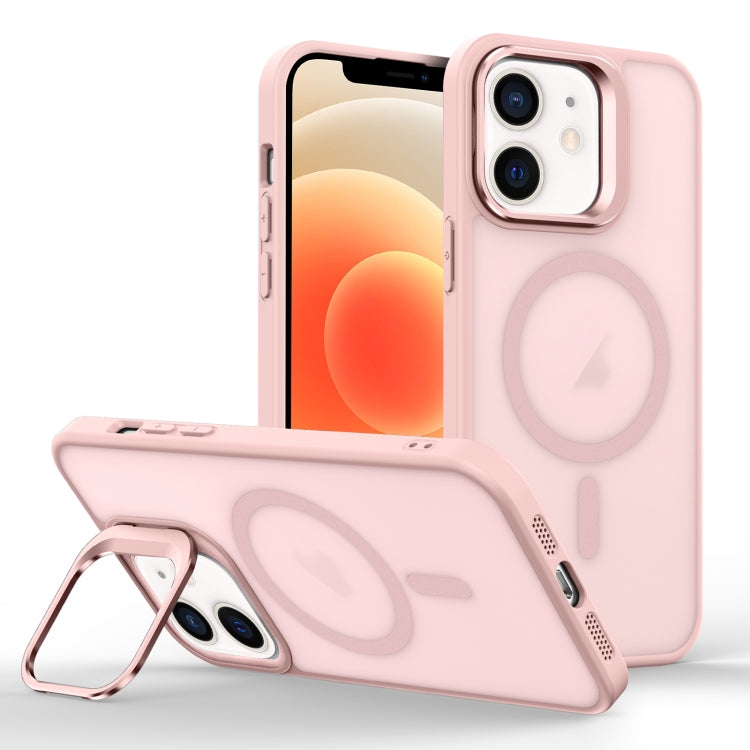 Skin Feel Lens Holder Magsafe Phone Case, For iPhone 12 Pro Max, For iPhone 12, For iPhone 12 Pro