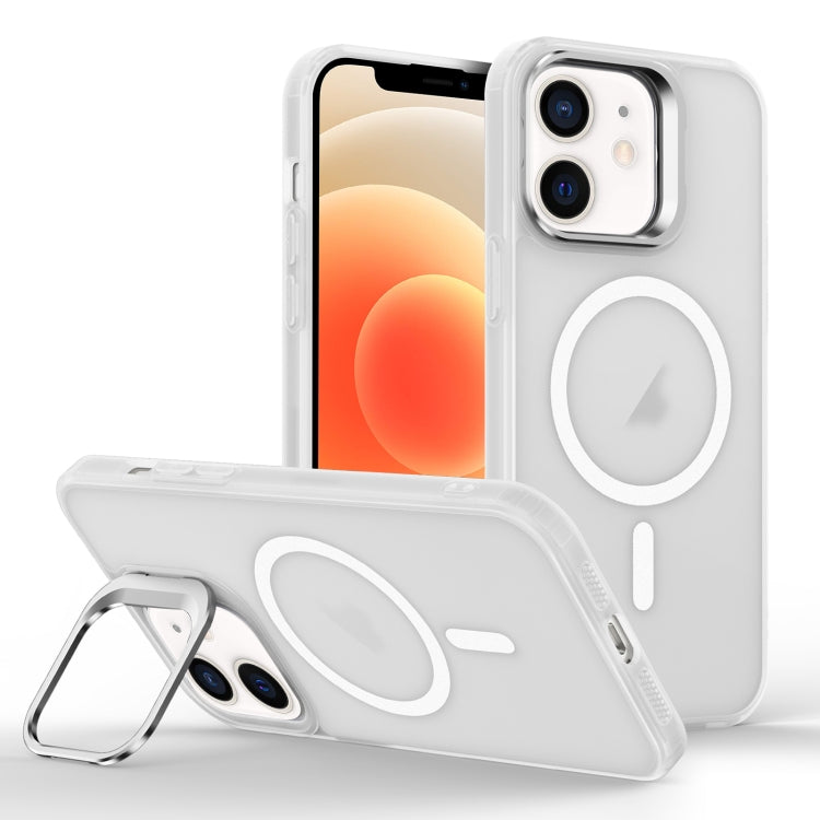 Skin Feel Lens Holder Magsafe Phone Case, For iPhone 12 Pro Max, For iPhone 12, For iPhone 12 Pro