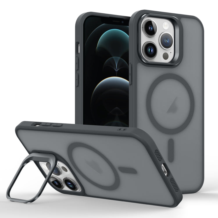 Skin Feel Lens Holder Magsafe Phone Case, For iPhone 12 Pro Max, For iPhone 12, For iPhone 12 Pro