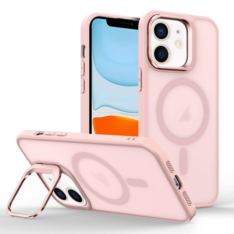 Skin Feel Lens Holder Magsafe Phone Case, For iPhone 12 mini, For iPhone 11 Pro Max, For iPhone 11