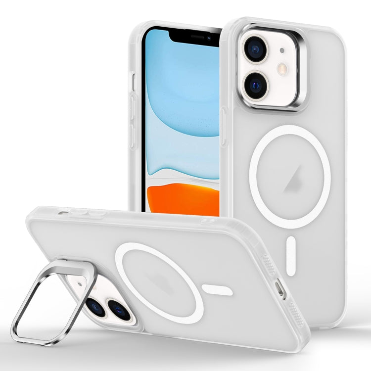 Skin Feel Lens Holder Magsafe Phone Case, For iPhone 12 mini, For iPhone 11 Pro Max, For iPhone 11