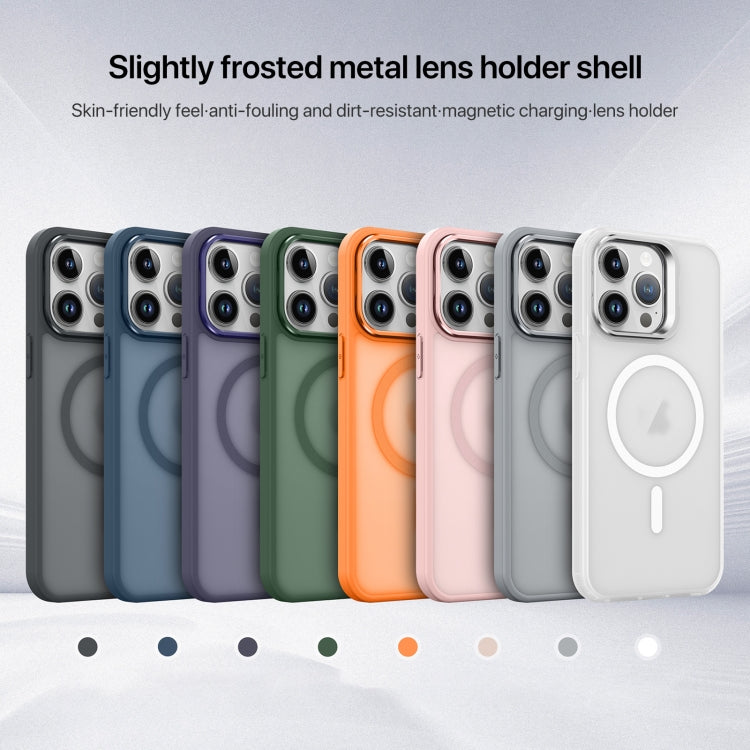 Skin Feel Lens Holder Magsafe Phone Case, For iPhone 15, For iPhone 14 Plus, For iPhone 14