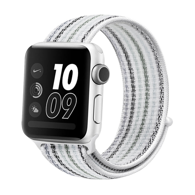 Nylon Loop Watchband, For Apple Watch Series 8&7 41mm / SE 2&6&SE&5&4 40mm / 3&2&1 38mm, For Apple Watch Ultra 49mm / Series 8&7 45mm / SE 2&6&SE&5&4 44mm / 3&2&1 42mm, For Apple Watch Series 7 41mm / 6 & SE & 5 & 4 40mm / 3 & 2 & 1 38mm���������������...