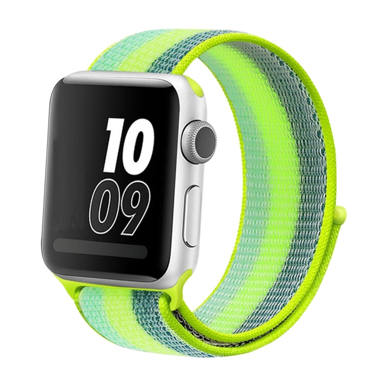 Nylon Loop Watchband, For Apple Watch Series 8&7 41mm / SE 2&6&SE&5&4 40mm / 3&2&1 38mm, For Apple Watch Ultra 49mm / Series 8&7 45mm / SE 2&6&SE&5&4 44mm / 3&2&1 42mm, For Apple Watch Series 7 41mm / 6 & SE & 5 & 4 40mm / 3 & 2 & 1 38mm���������������...