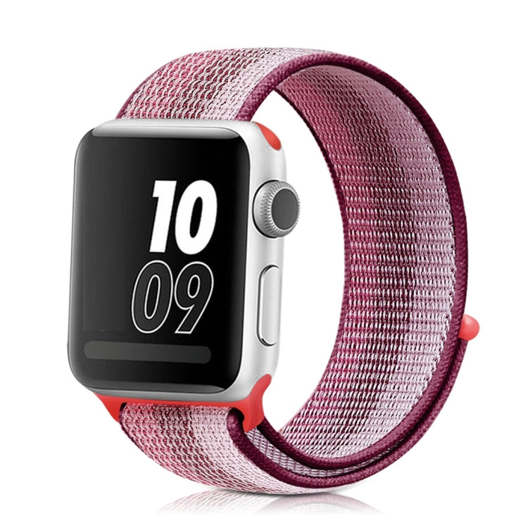 Nylon Loop Watchband, For Apple Watch Series 8&7 41mm / SE 2&6&SE&5&4 40mm / 3&2&1 38mm, For Apple Watch Ultra 49mm / Series 8&7 45mm / SE 2&6&SE&5&4 44mm / 3&2&1 42mm, For Apple Watch Series 7 41mm / 6 & SE & 5 & 4 40mm / 3 & 2 & 1 38mm