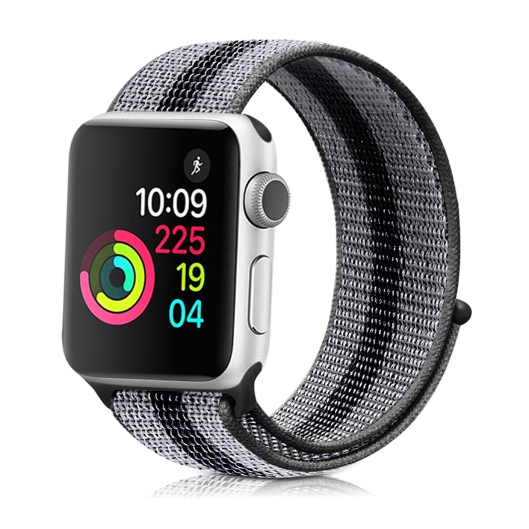 Nylon Loop Watchband, For Apple Watch Series 8&7 41mm / SE 2&6&SE&5&4 40mm / 3&2&1 38mm, For Apple Watch Ultra 49mm / Series 8&7 45mm / SE 2&6&SE&5&4 44mm / 3&2&1 42mm, For Apple Watch Series 7 41mm / 6 & SE & 5 & 4 40mm / 3 & 2 & 1 38mm