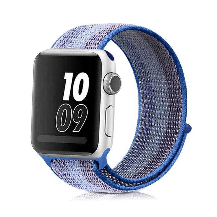 Nylon Loop Watchband, For Apple Watch Series 8&7 41mm / SE 2&6&SE&5&4 40mm / 3&2&1 38mm, For Apple Watch Ultra 49mm / Series 8&7 45mm / SE 2&6&SE&5&4 44mm / 3&2&1 42mm, For Apple Watch Series 7 41mm / 6 & SE & 5 & 4 40mm / 3 & 2 & 1 38mm