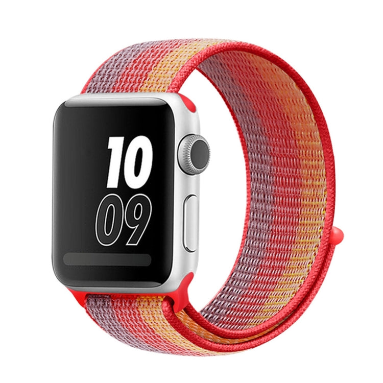 Nylon Loop Watchband, For Apple Watch Series 8&7 41mm / SE 2&6&SE&5&4 40mm / 3&2&1 38mm, For Apple Watch Ultra 49mm / Series 8&7 45mm / SE 2&6&SE&5&4 44mm / 3&2&1 42mm, For Apple Watch Series 7 41mm / 6 & SE & 5 & 4 40mm / 3 & 2 & 1 38mm