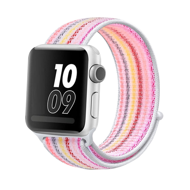 Nylon Loop Watchband, For Apple Watch Series 8&7 41mm / SE 2&6&SE&5&4 40mm / 3&2&1 38mm, For Apple Watch Ultra 49mm / Series 8&7 45mm / SE 2&6&SE&5&4 44mm / 3&2&1 42mm, For Apple Watch Series 7 41mm / 6 & SE & 5 & 4 40mm / 3 & 2 & 1 38mm