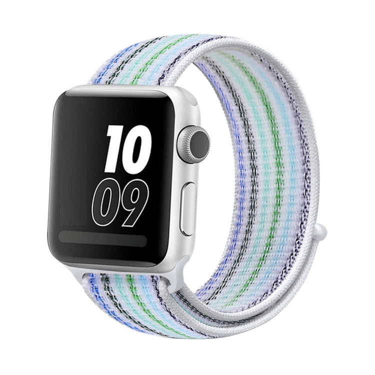 Nylon Loop Watchband, For Apple Watch Series 8&7 41mm / SE 2&6&SE&5&4 40mm / 3&2&1 38mm, For Apple Watch Ultra 49mm / Series 8&7 45mm / SE 2&6&SE&5&4 44mm / 3&2&1 42mm, For Apple Watch Series 7 41mm / 6 & SE & 5 & 4 40mm / 3 & 2 & 1 38mm               ...