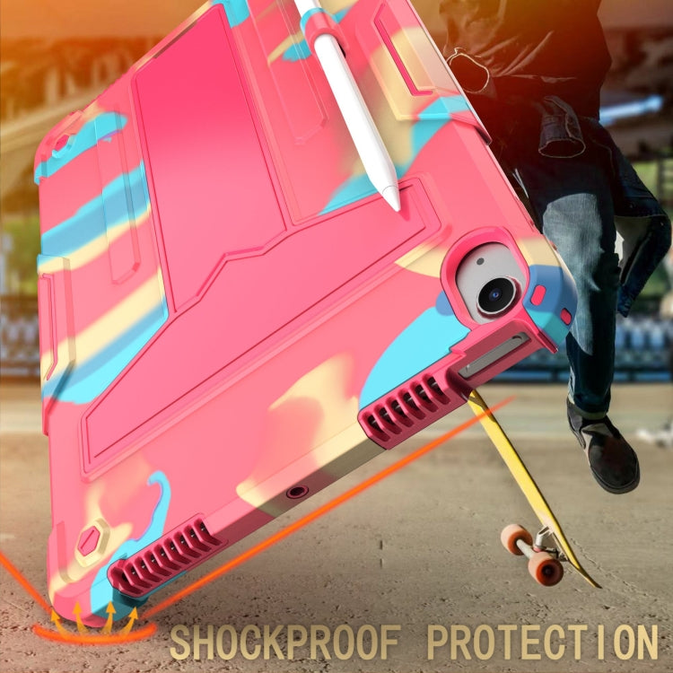T Holder Robot Silicone Hybrid PC Tablet Case, For iPad Air 11 2026 / 2025 /  2024, For iPad Pro 11 2025 / 2024