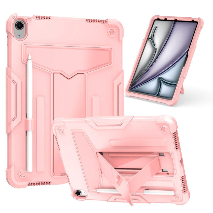 T Holder Robot Silicone Hybrid PC Tablet Case, For iPad Air 11 2026 / 2025 /  2024, For iPad Pro 11 2025 / 2024
