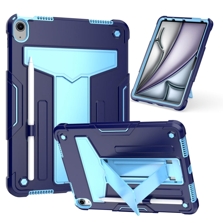 T Holder Robot Silicone Hybrid PC Tablet Case, For iPad Air 11 2026 / 2025 /  2024, For iPad Pro 11 2025 / 2024
