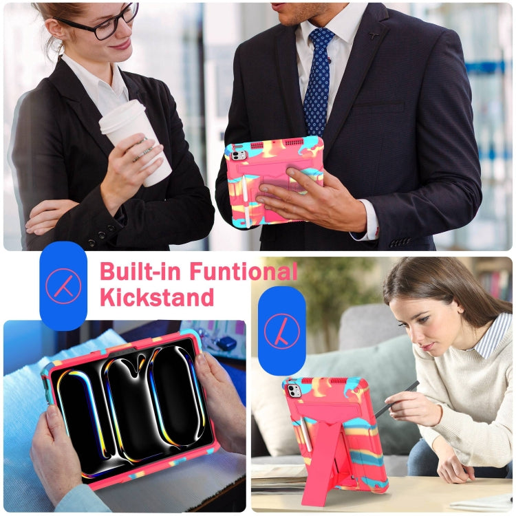T Holder Robot Silicone Hybrid PC Tablet Case