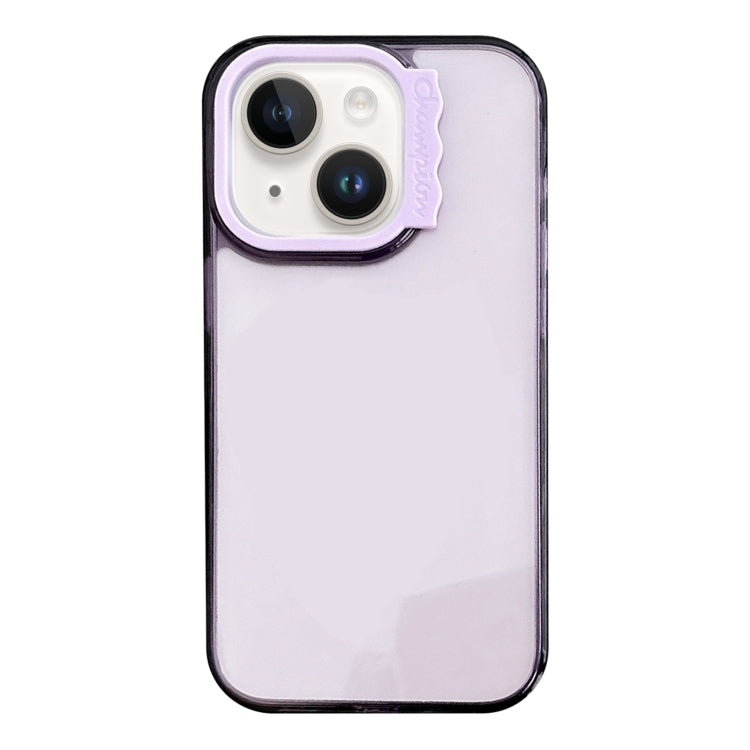 Colorful Wavy Circle PC Hybrid TPU Phone Case, For iPhone 15 Pro Max, For iPhone 15 Pro, For iPhone 15
