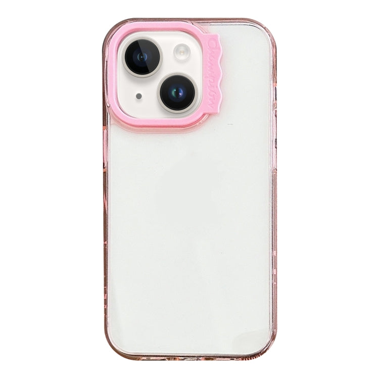 Colorful Wavy Circle PC Hybrid TPU Phone Case, For iPhone 15 Pro Max, For iPhone 15 Pro, For iPhone 15