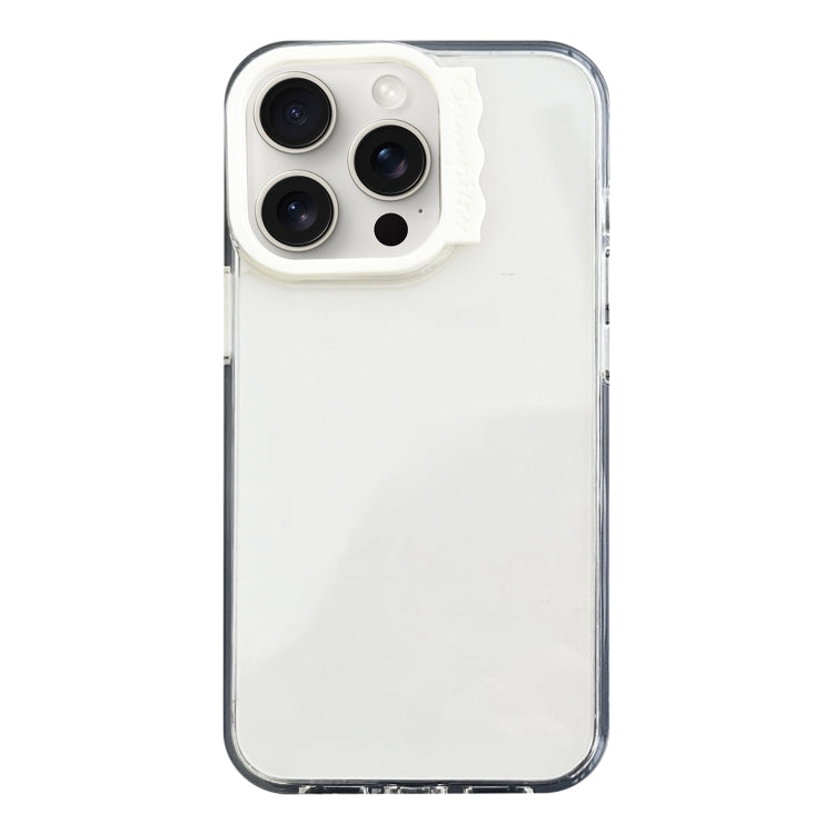 Colorful Wavy Circle PC Hybrid TPU Phone Case, For iPhone 15 Pro Max, For iPhone 15 Pro, For iPhone 15