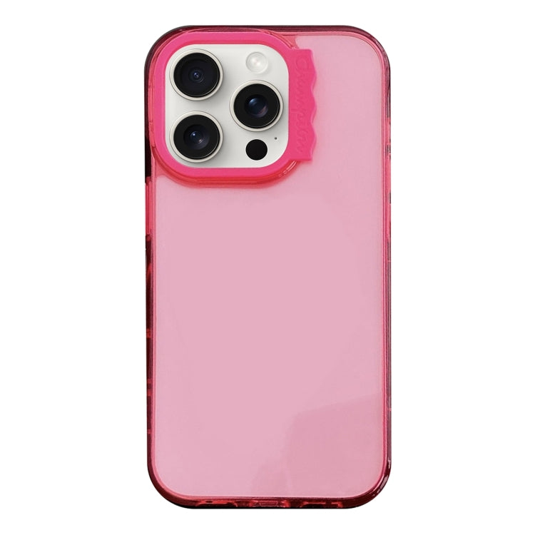 Colorful Wavy Circle PC Hybrid TPU Phone Case, For iPhone 15 Pro Max, For iPhone 15 Pro, For iPhone 15