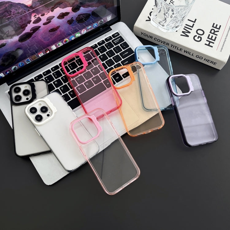 Colorful Wavy Circle PC Hybrid TPU Phone Case, For iPhone 15 Pro Max, For iPhone 15 Pro, For iPhone 15