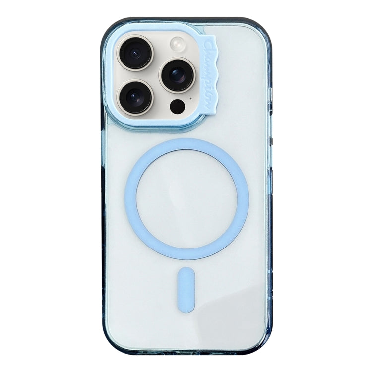 MagSafe Colorful Wavy Circle PC Hybrid TPU Phone Case, For iPhone 15 Pro Max, For iPhone 15 Pro, For iPhone 15, For iPhone 14