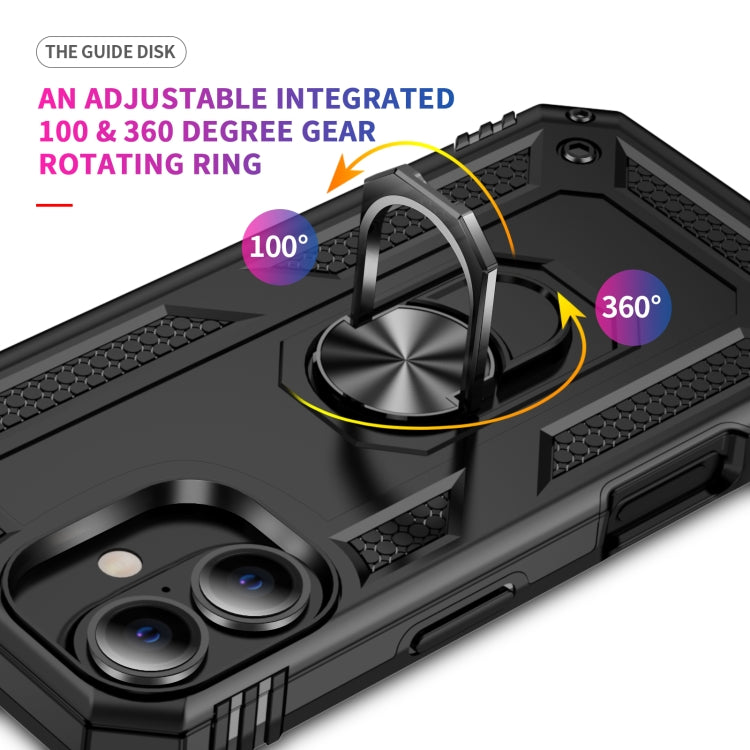 Shockproof TPU Hybrid PC Phone Case with Holder, For iPhone 16