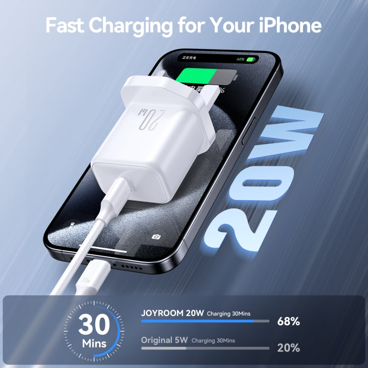 JOYROOM JR-TCF20 PD20W USB-C / Type-C Port Charger, UK Plug