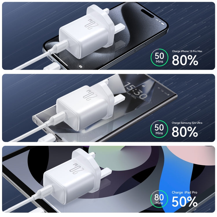 JOYROOM JR-TCF20 PD20W USB-C / Type-C Port Charger, UK Plug