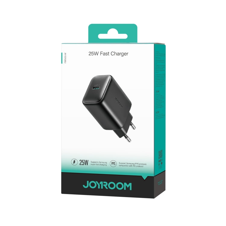 JOYROOM JR-TCF23 25W USB-C / Type-C Port Fast Charger, EU Plug, UK Plug