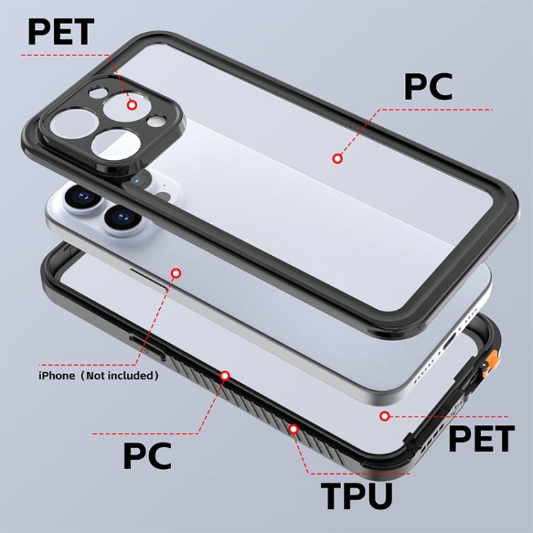 RedPepper Shockproof IP68 Waterproof PC + TPU Protective Case, For iPhone 15 Pro Max, For iPhone 15 Pro, For iPhone 15 Plus, For iPhone 15