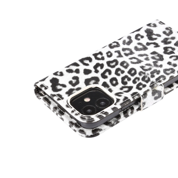 Étui à rabat horizontal en cuir à motif léopard avec fente pour carte et support, pour iPhone 12 mini, iPhone 12/12 Pro, iPhone 12 Pro Max