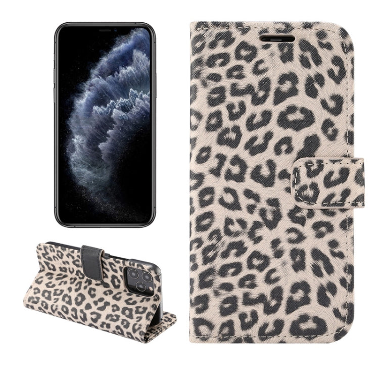 Leopard Print Pattern Horizontal Flip Leather Case with Card Slot and Holder