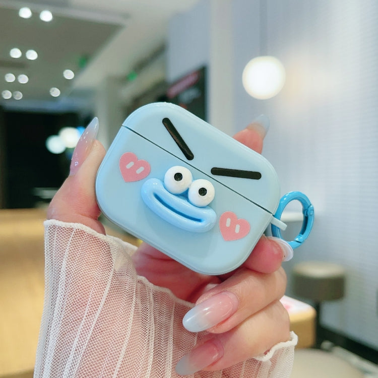 Fresh 3D Emoticon Pattern Skin Feel Earbuds Box PC Case, For AirPods Pro 2, For AirPods 3, For AirPods Pro, For AirPods 2 / 1